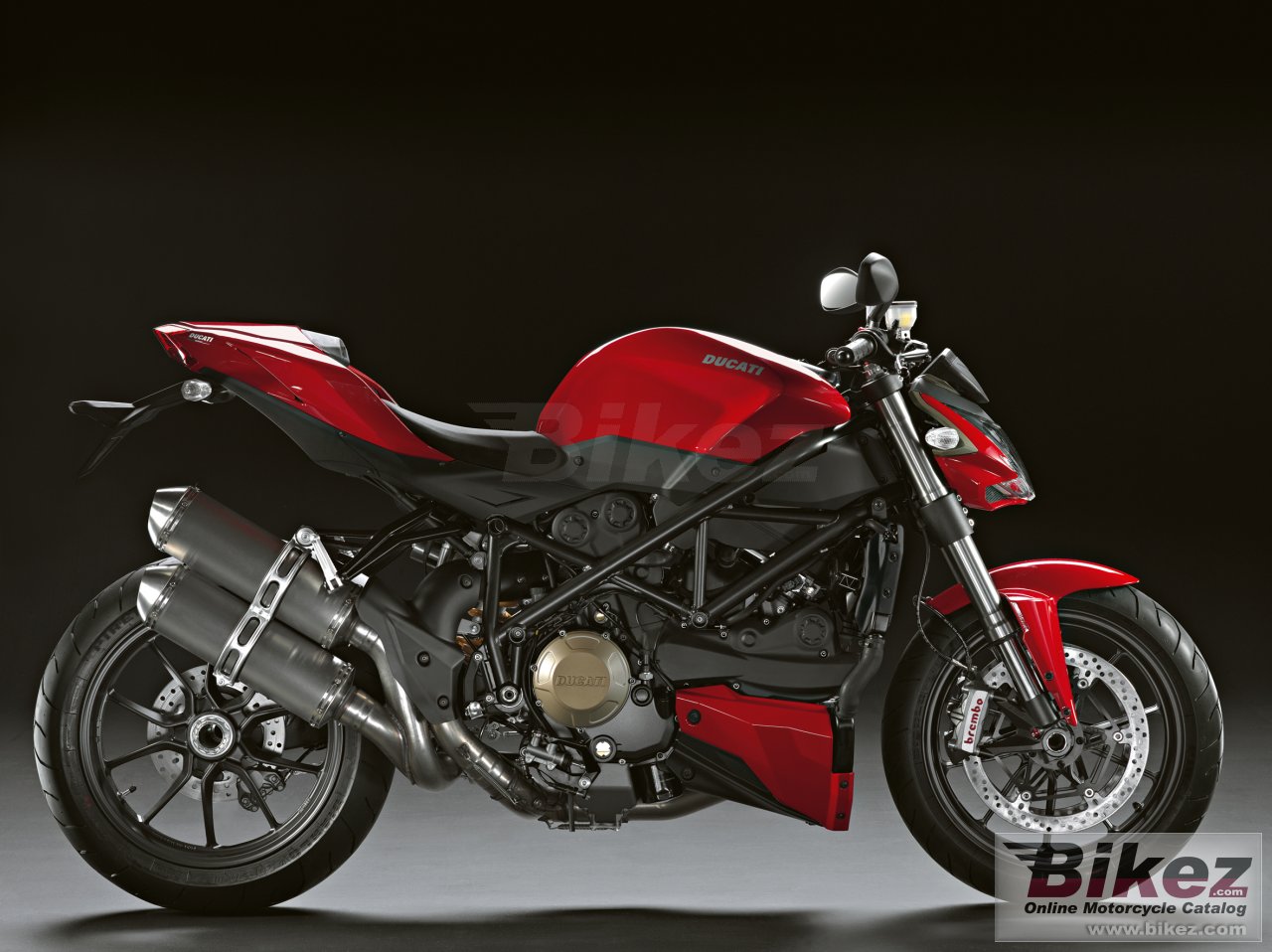 Big Ducati streetfighter picture and wallpaper from Bikez.com